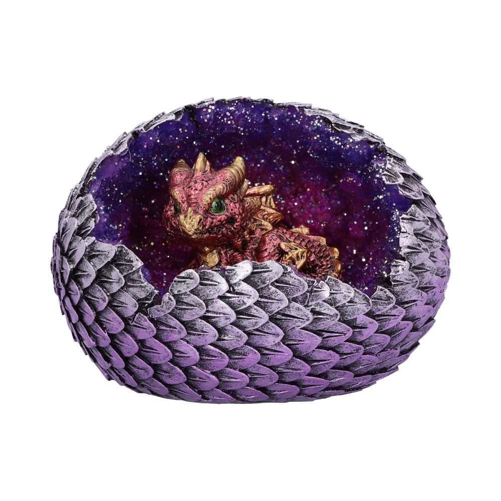 Nemesis Now - Geode Home (Red) Figurine - Rouge/Violet